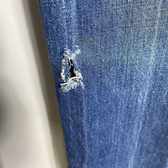 1970s Rare LEVIS Vintage Orange Tab Flap Pocket Bell bottom Circa 1970s 34 X 36 - Picture 5 of 14